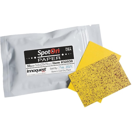 SpotOn Spray Pattern Test Paper